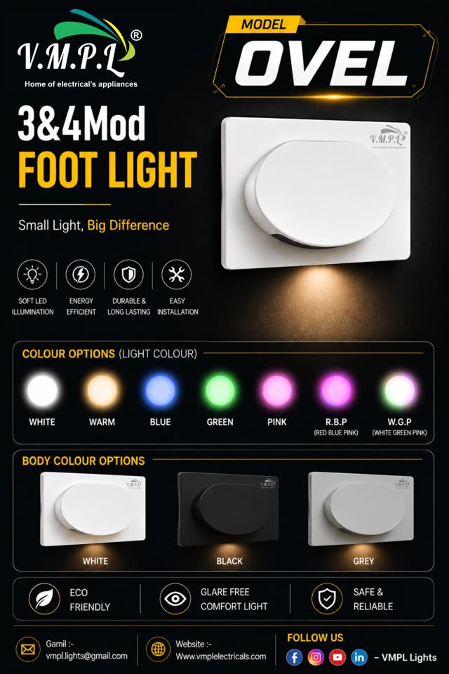 Ovel LED Foot Light